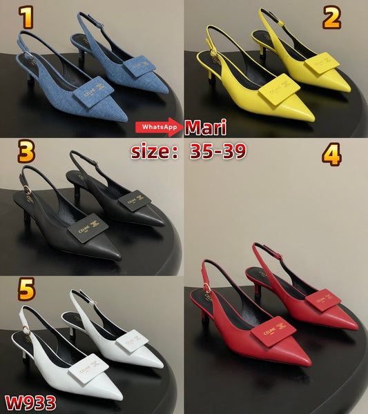 W933  Backless high heels
