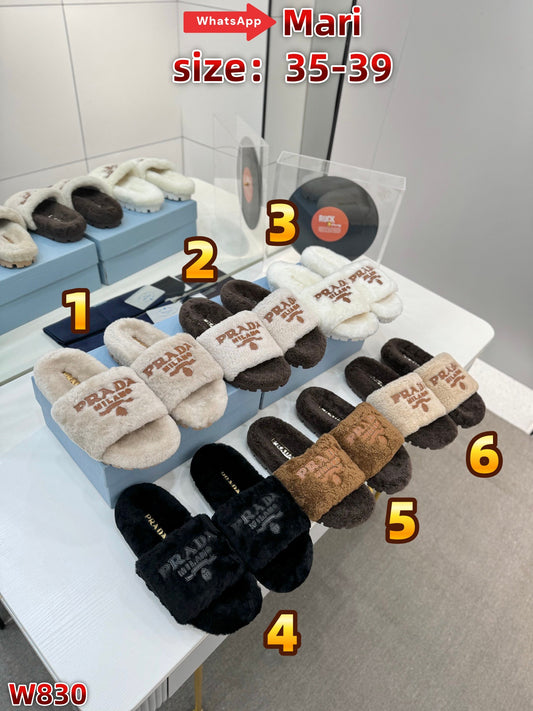W830  plush slippers