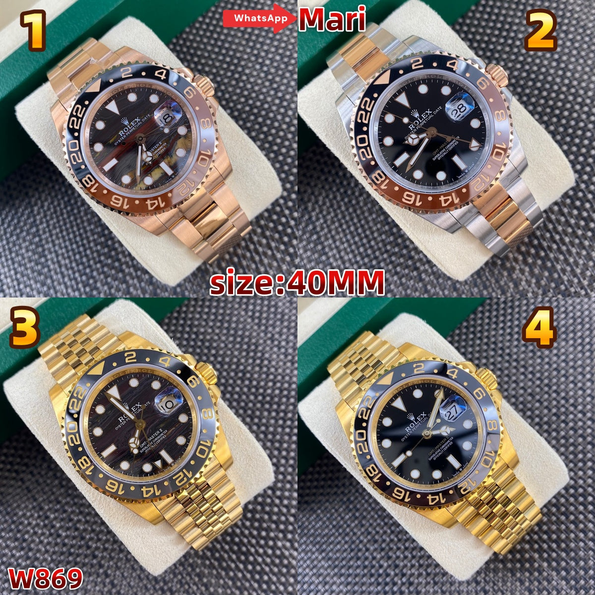 W869  Sarsaparilla watch