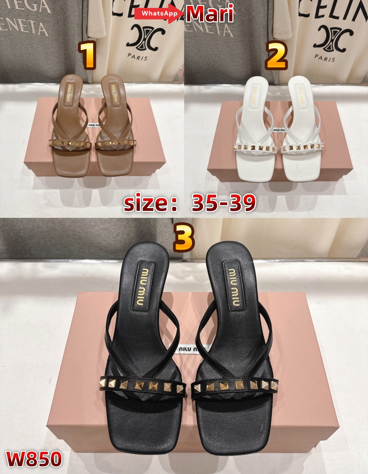 W850 High-heeled sandals