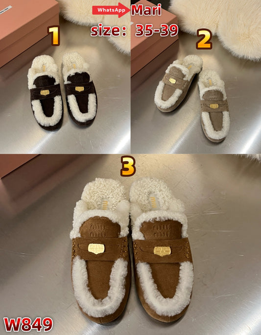 W849  Mules slippers