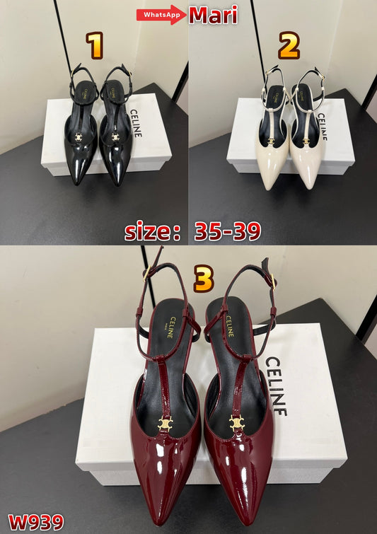 W939  Backless high heels