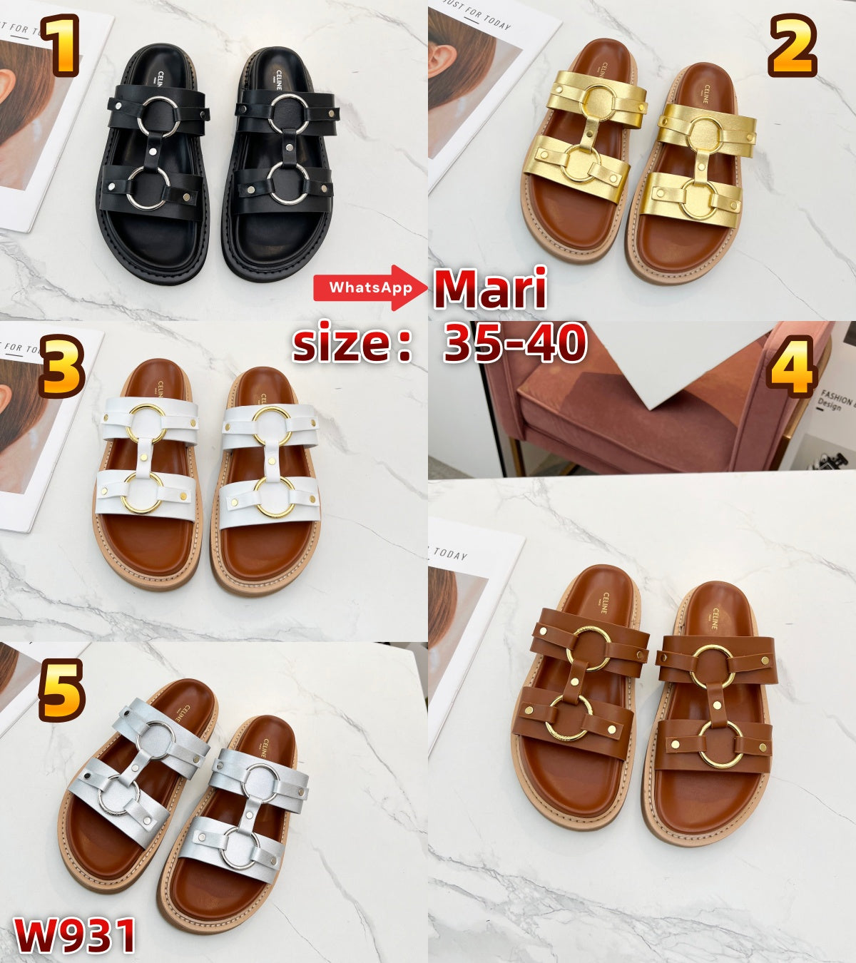 W931  Roman sandals