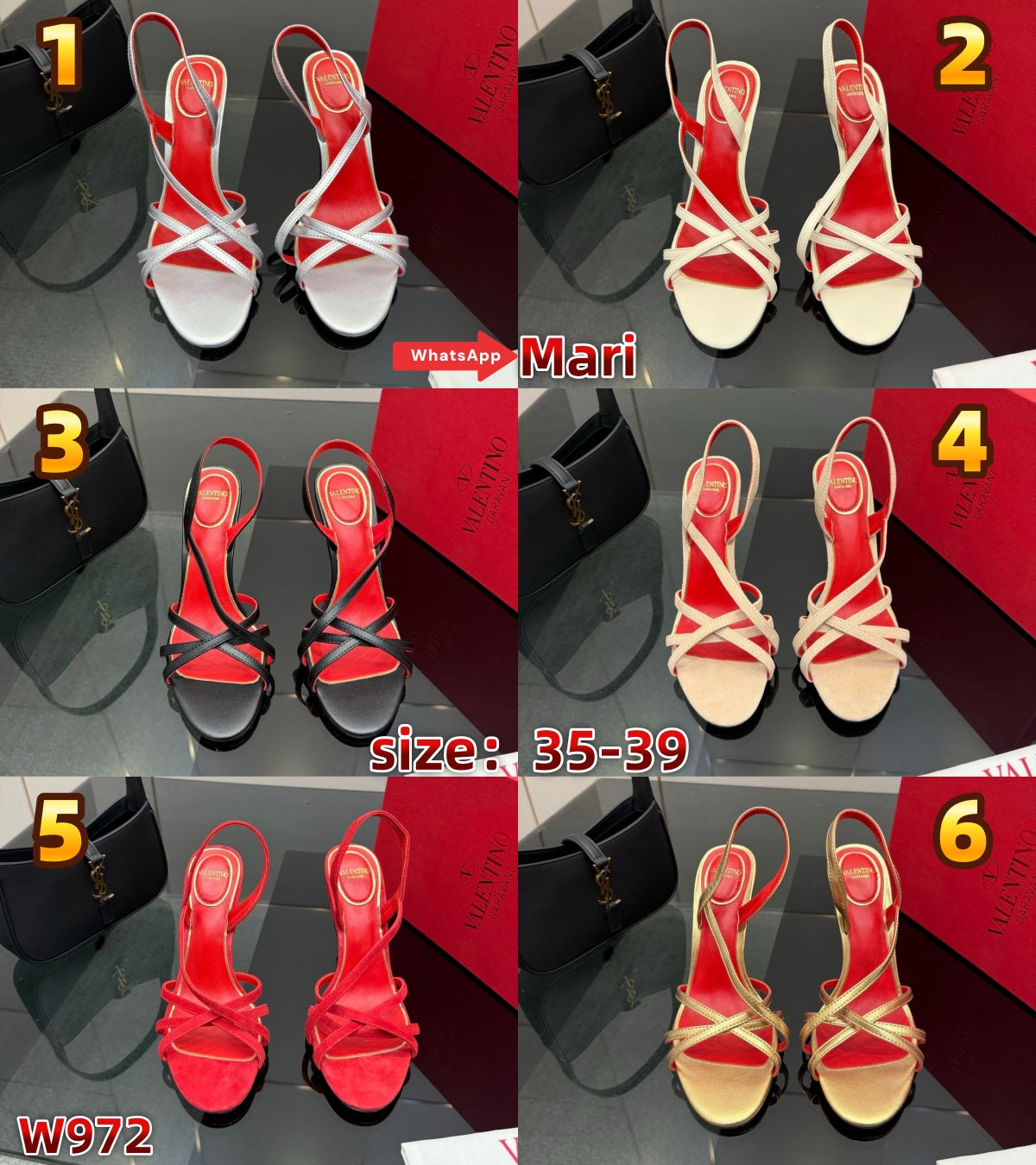 W972  High-heeled sandals