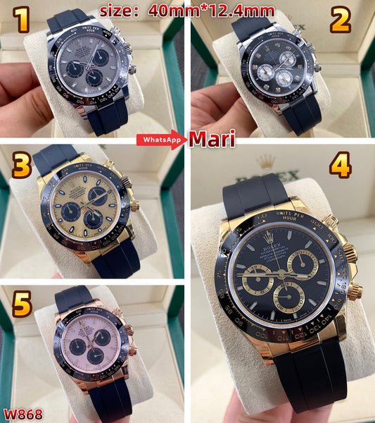 W868  Cement gray Daytona watch