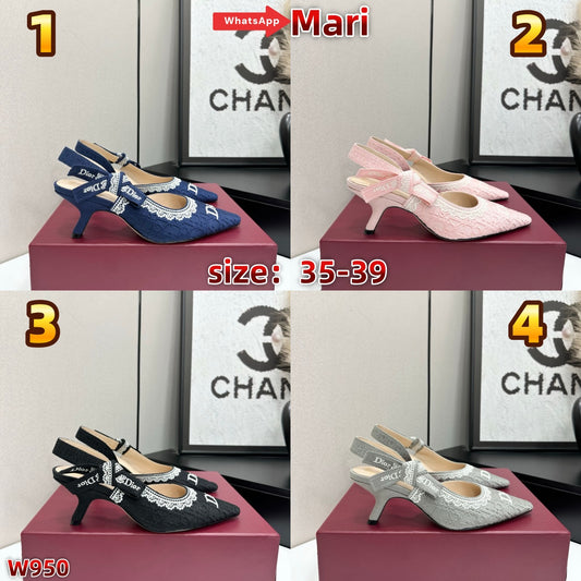 W950  Backless high heels
