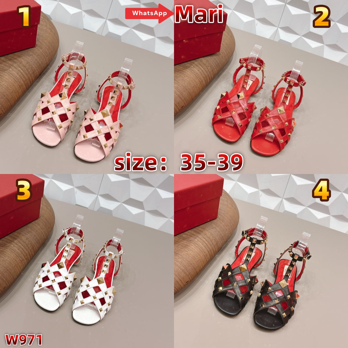 W971  flat sandals