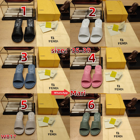 W817  Mules slippers