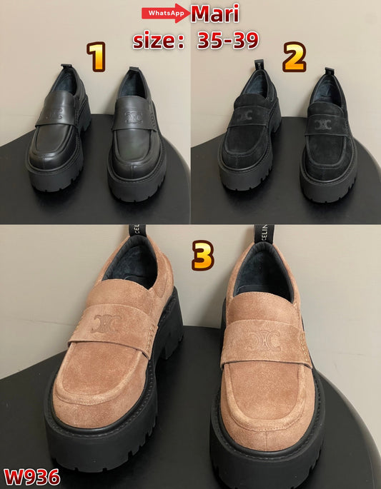 W936  Platform loafers