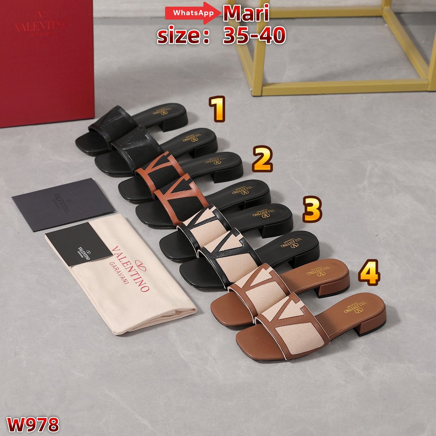 W978  Mules slippers
