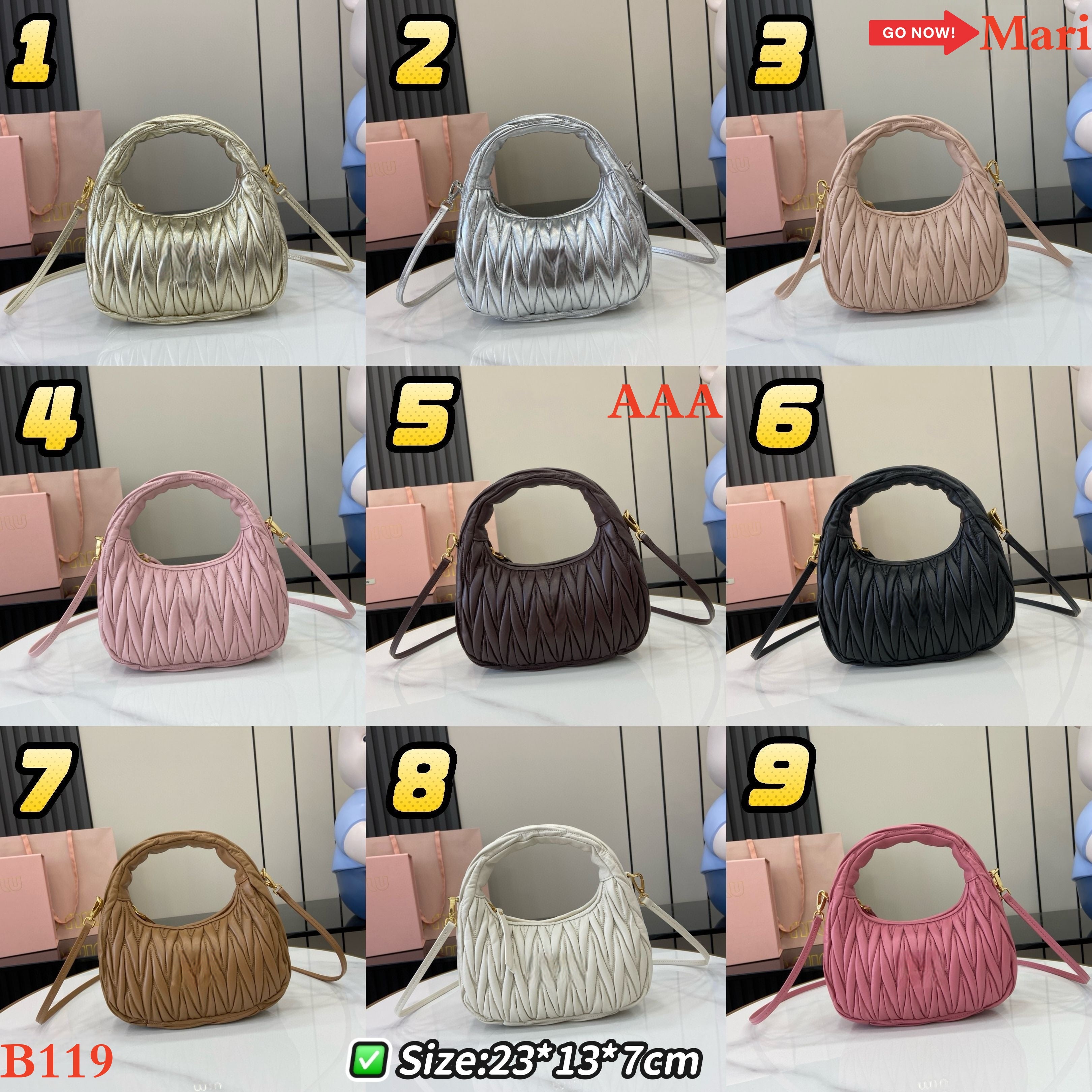 B119    Wander series bags