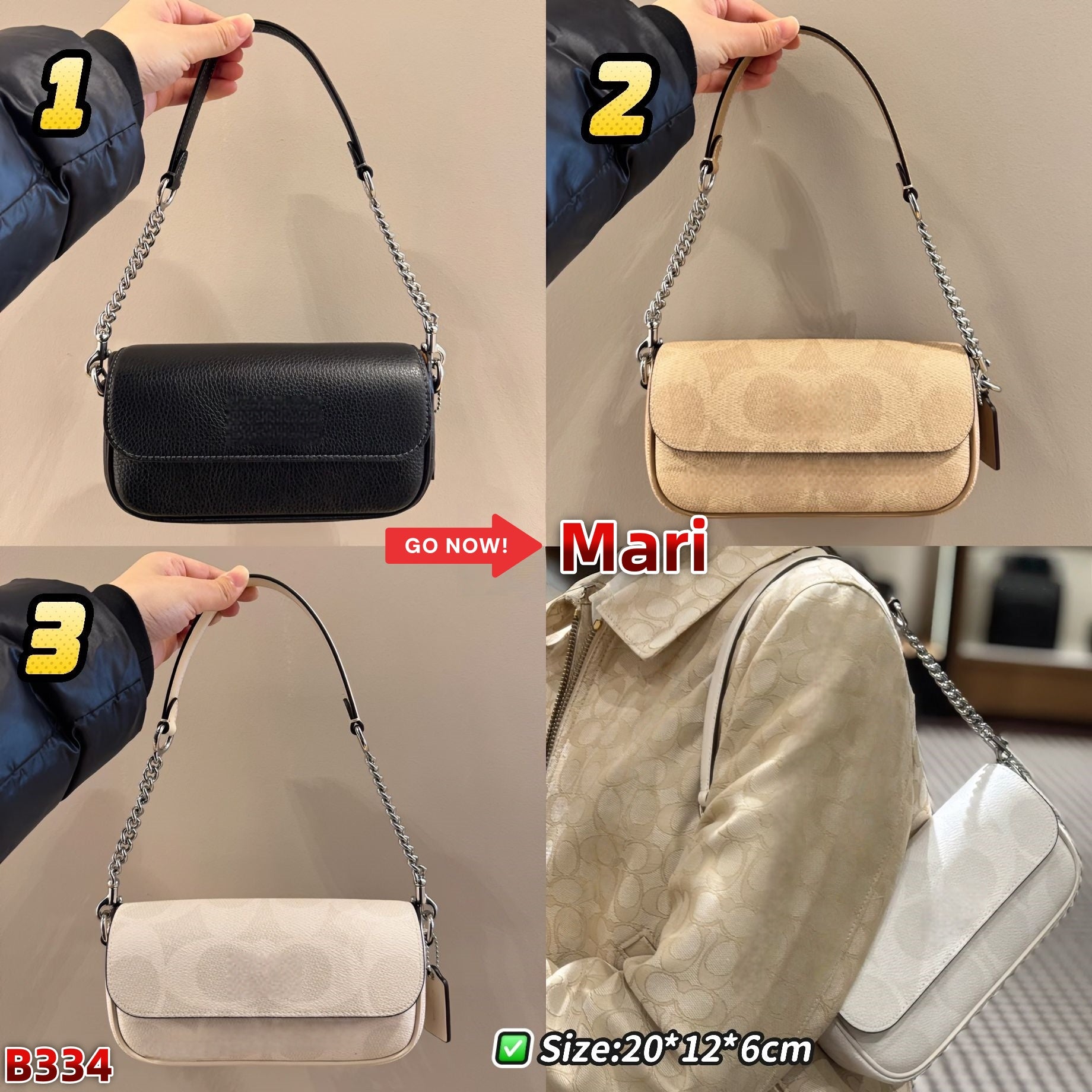 B334  Hadley series bags