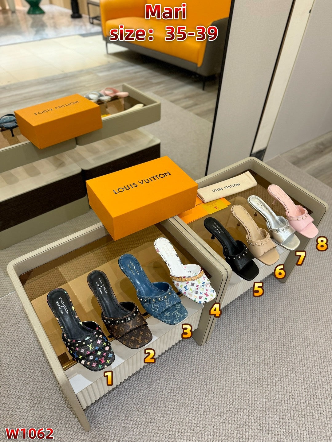 W1062  High-heeled sandals