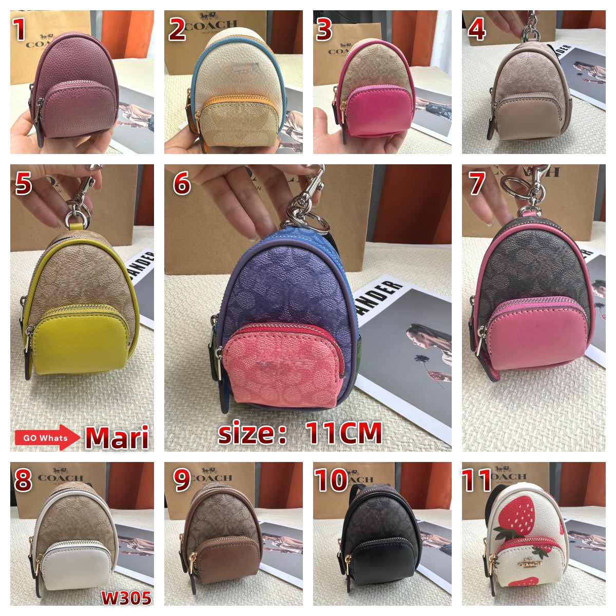 W305   Keychain coin purse