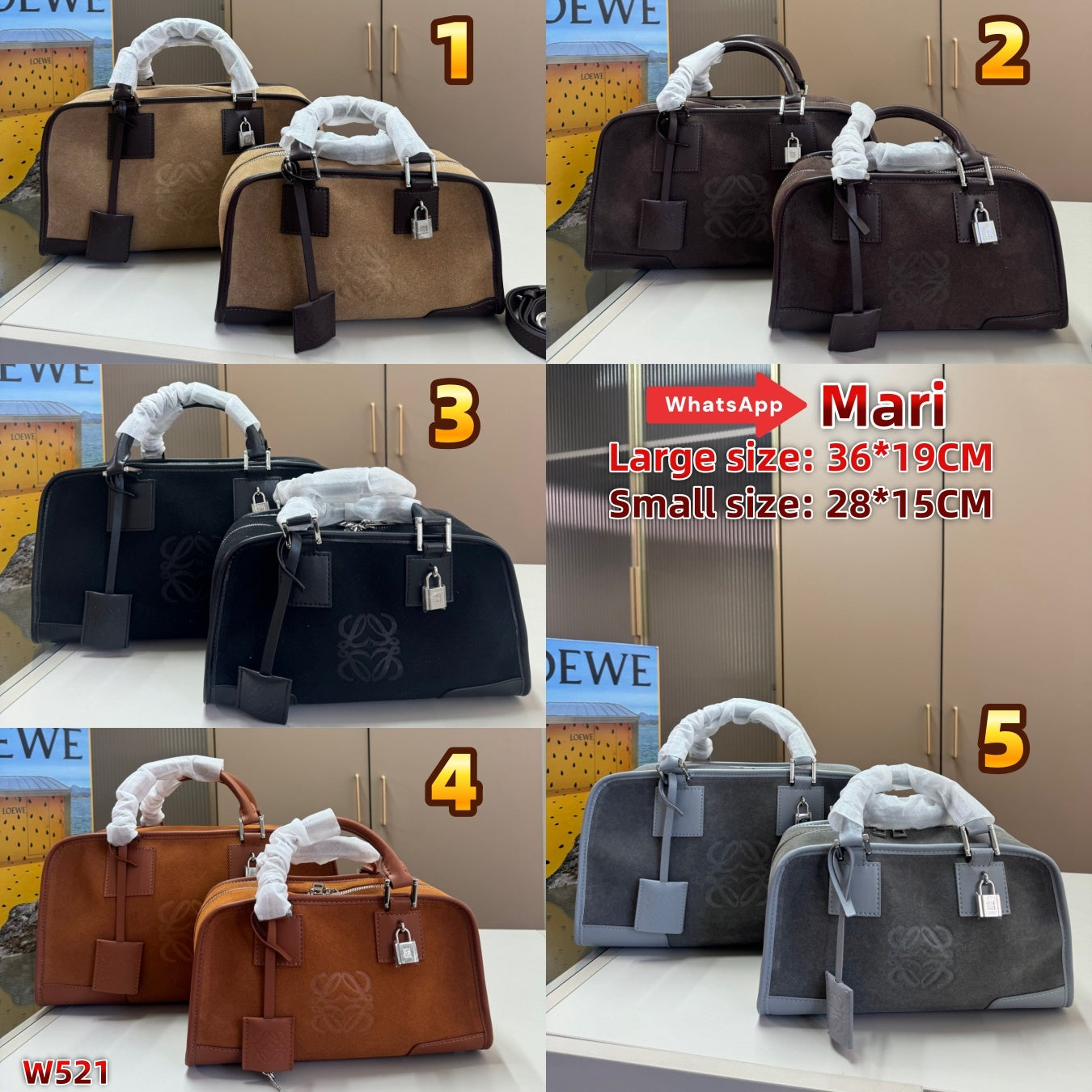 W521   Boston bag