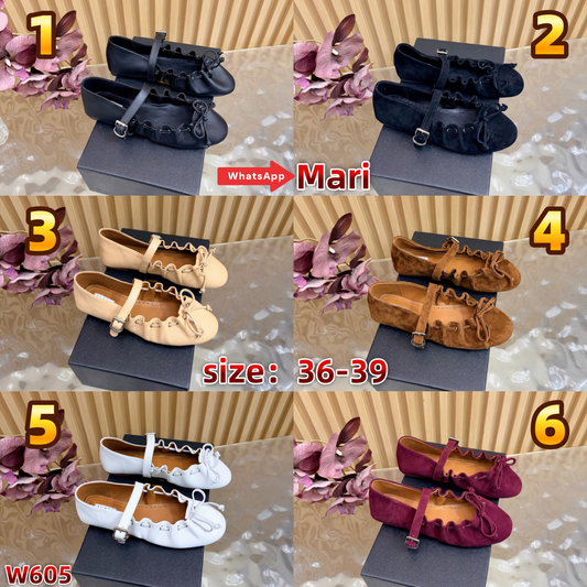 W605   flat shoes