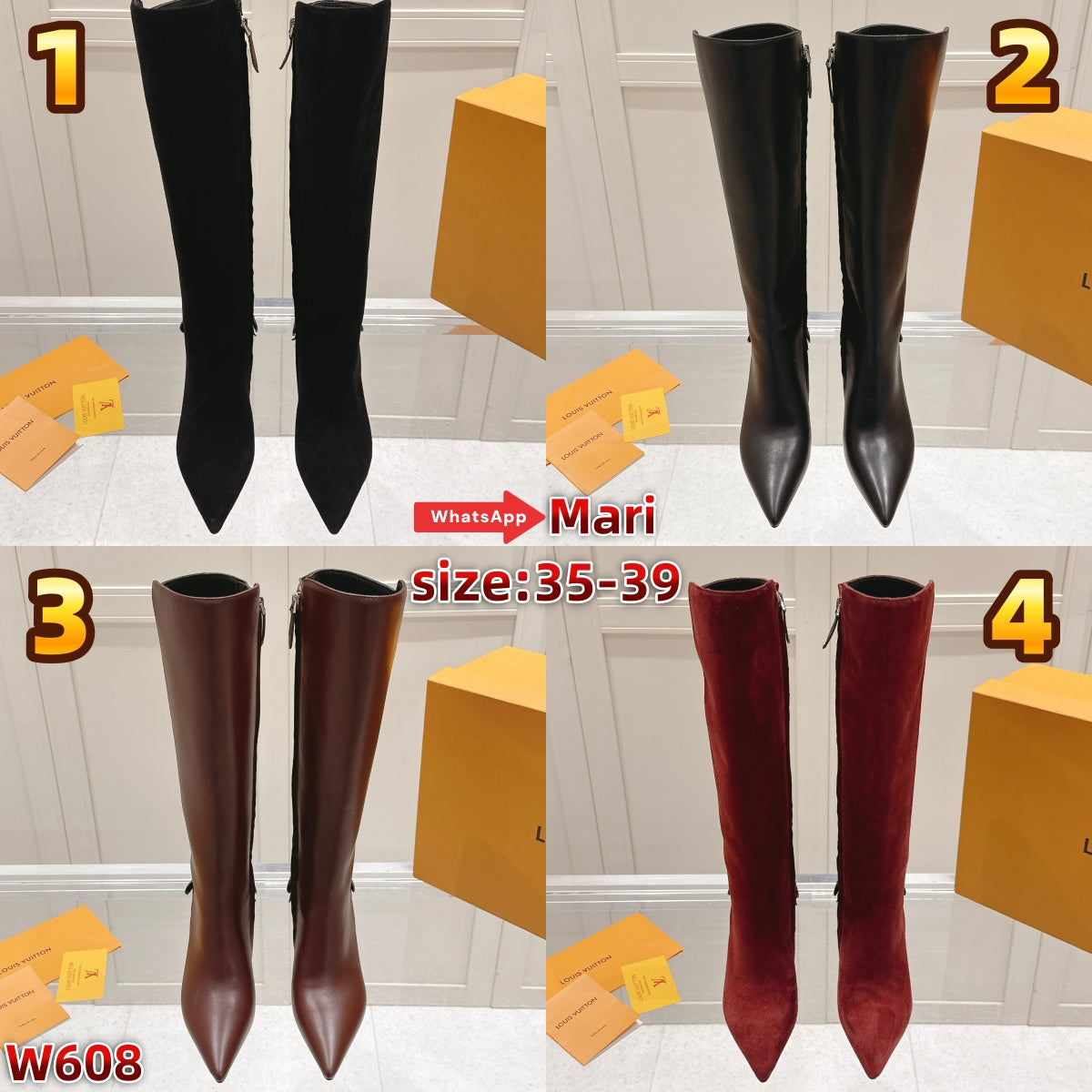 W608  Long boots