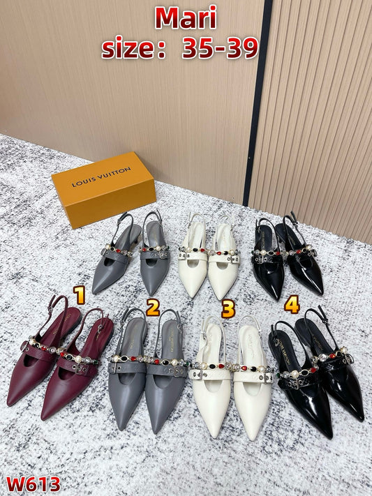 W613  Backless sandals