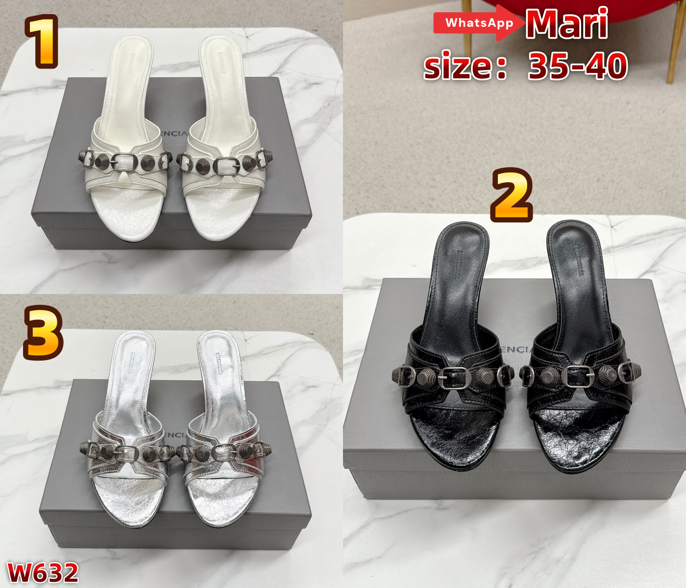 W632   High-heeled sandals