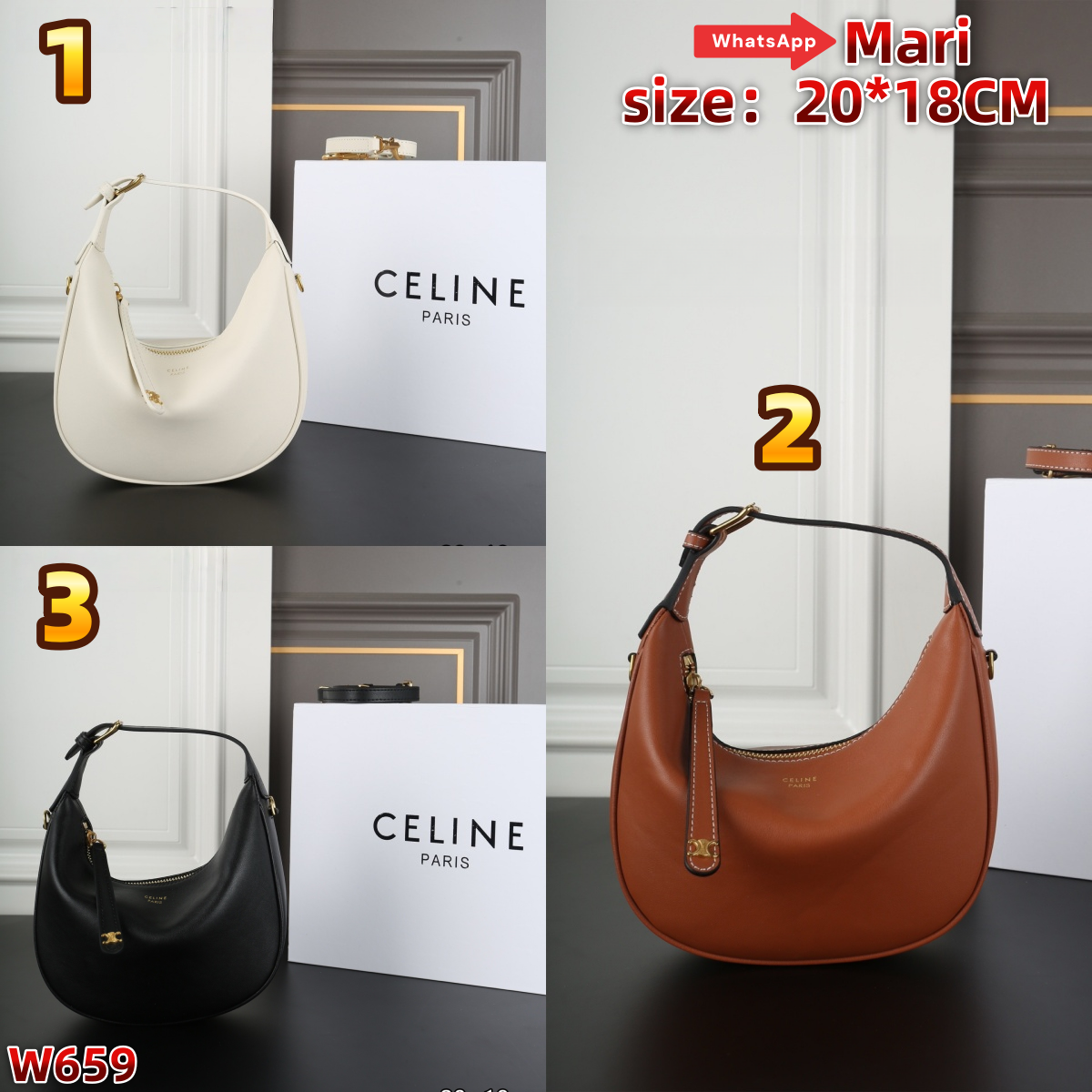 W659  underarm bag