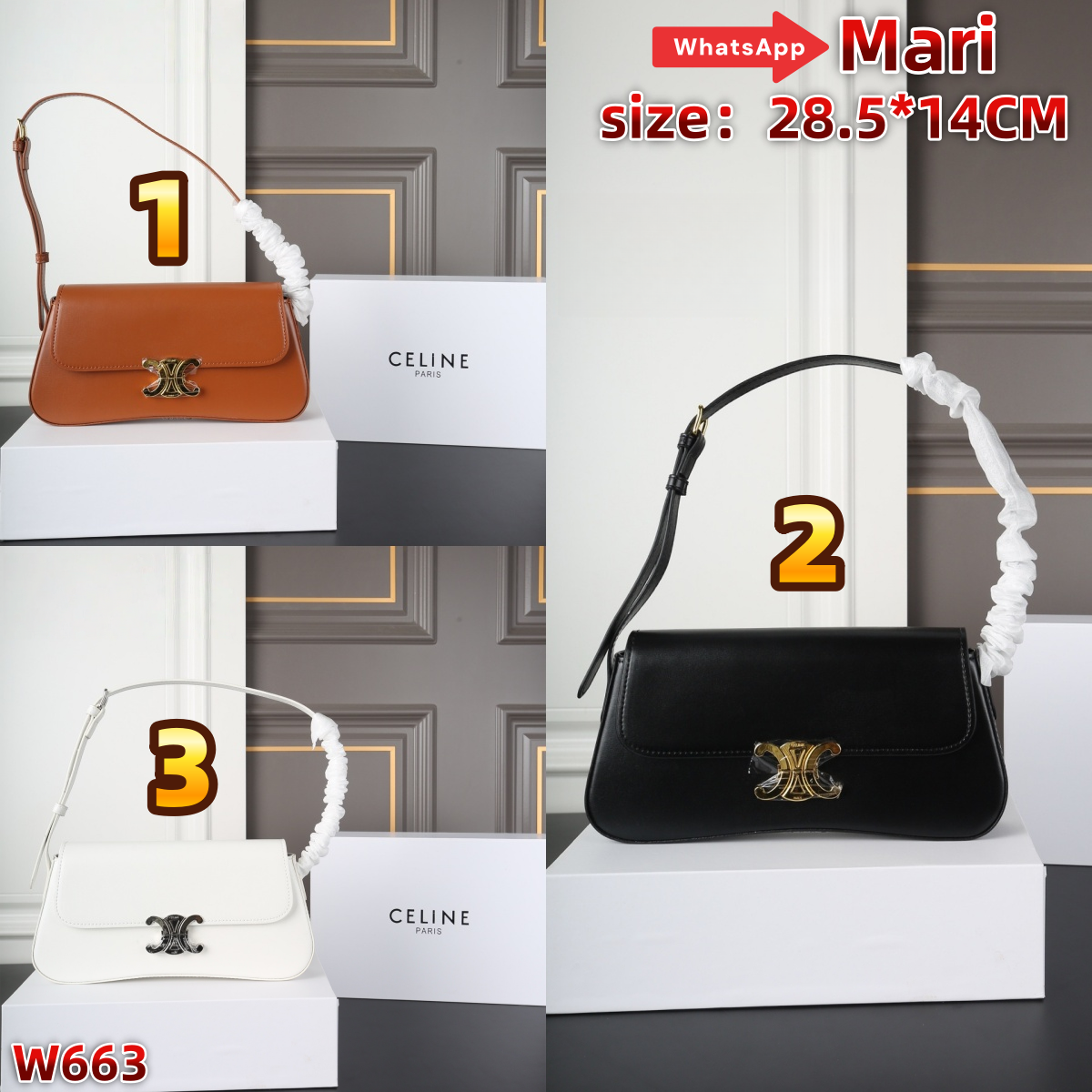 W663  underarm bag