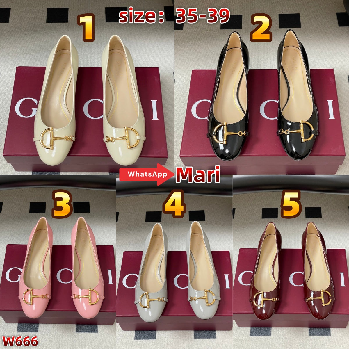W666  flat shoes