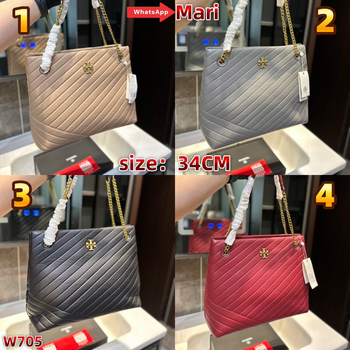 W705  Chain tote bag
