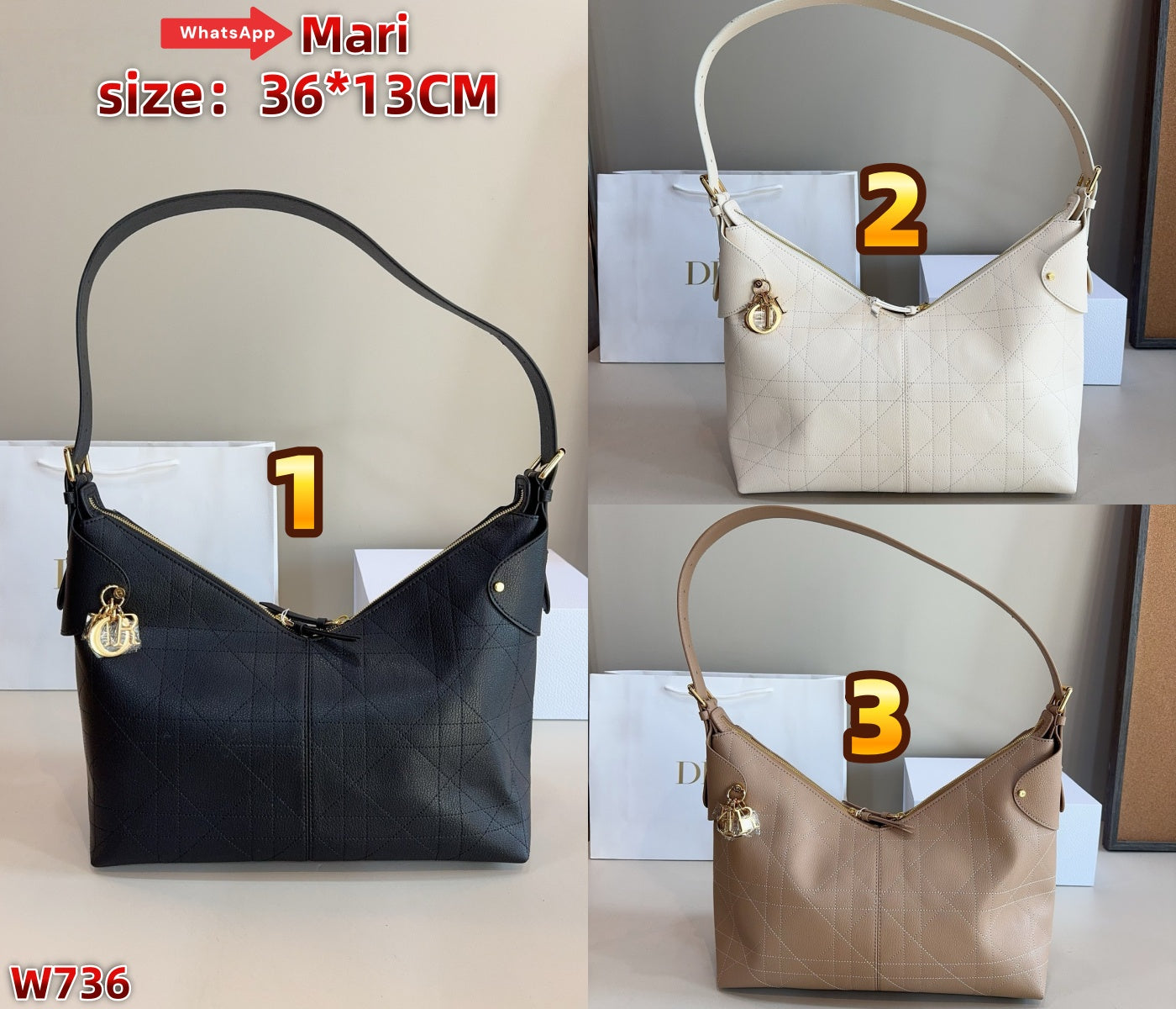 W736  underarm bag