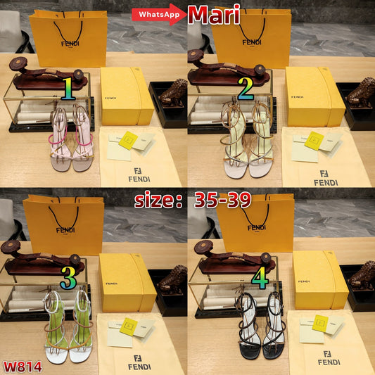 W814  High-heeled sandals