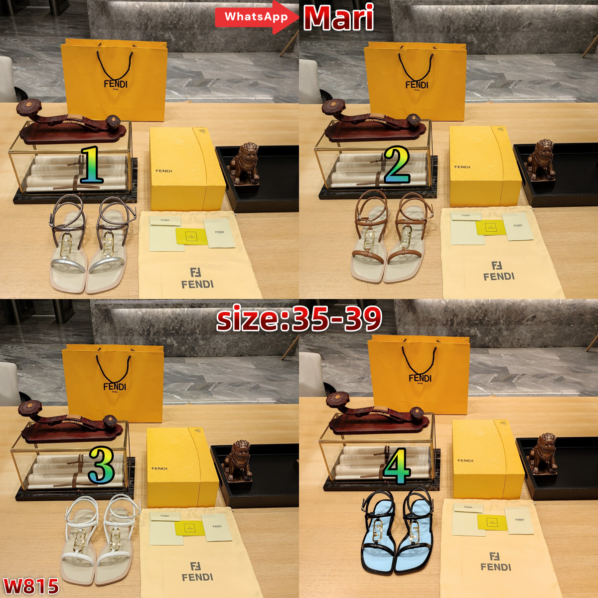 W815  High-heeled sandals