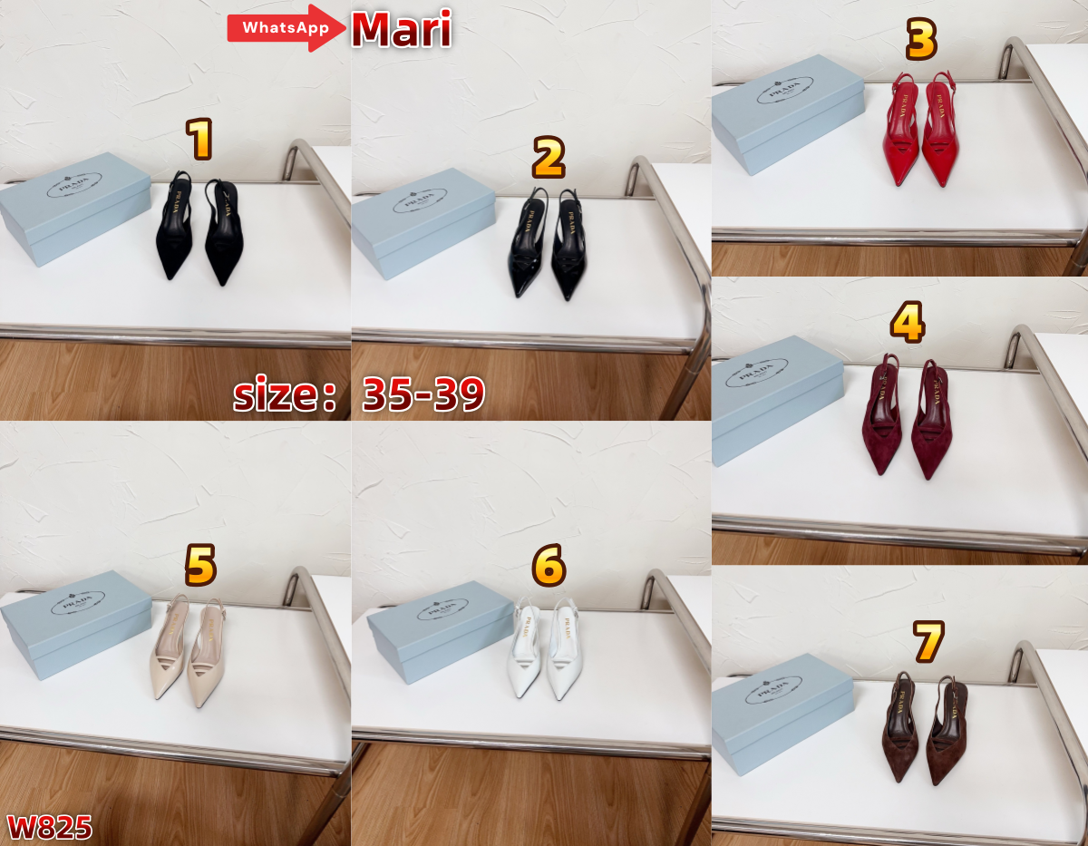 W825  Backless high heels