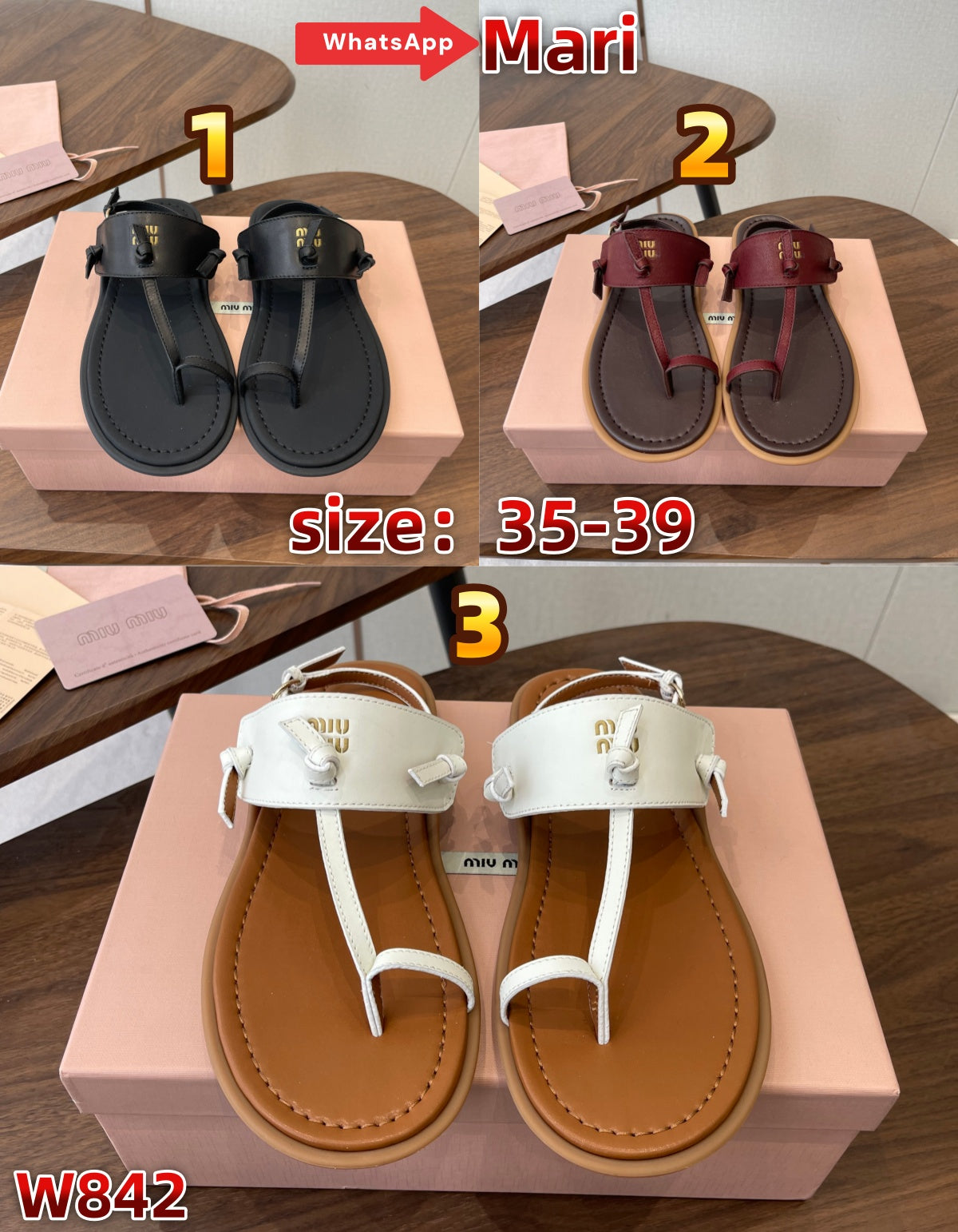 W842  flip-flops sandals