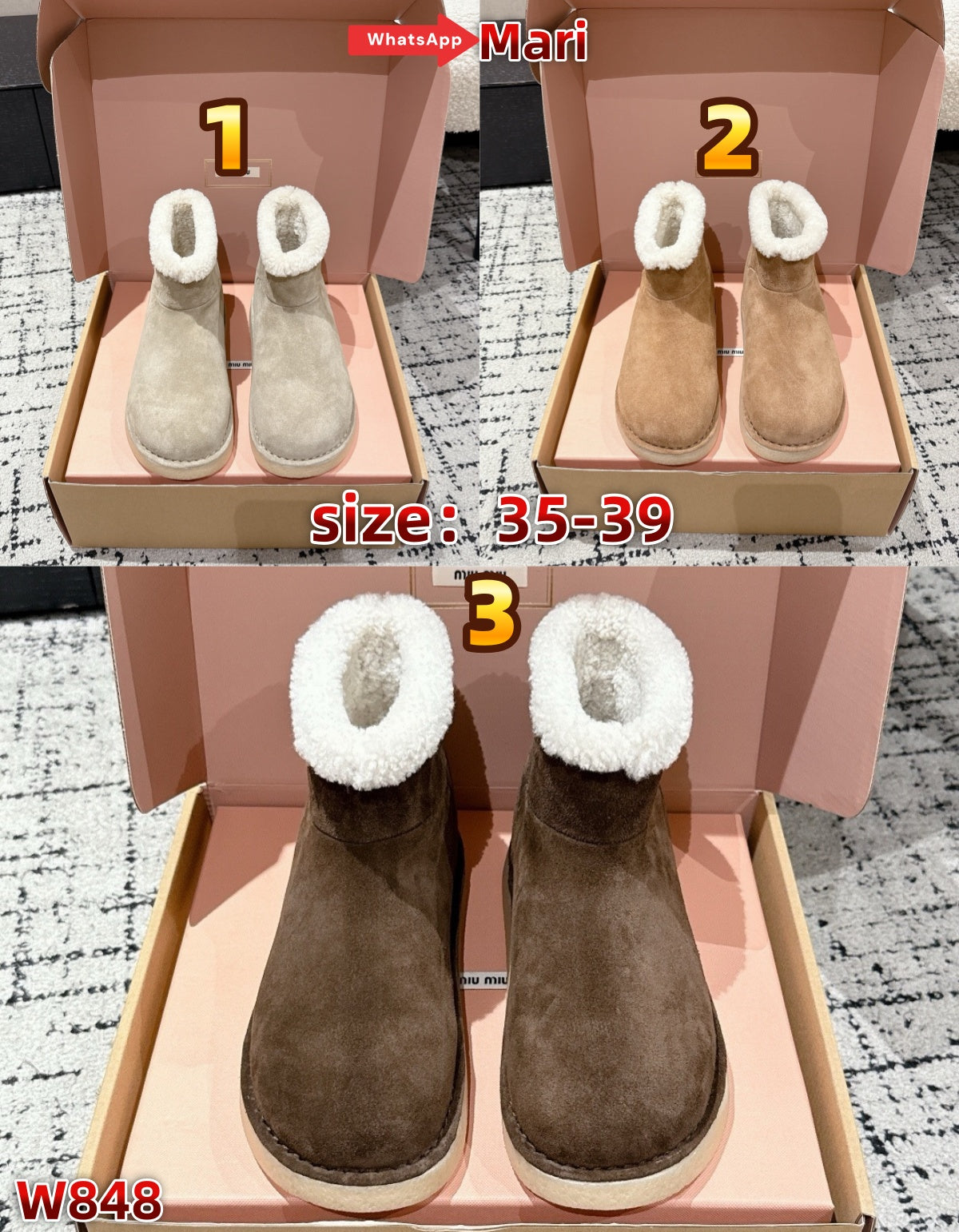 W848  Ankle boots