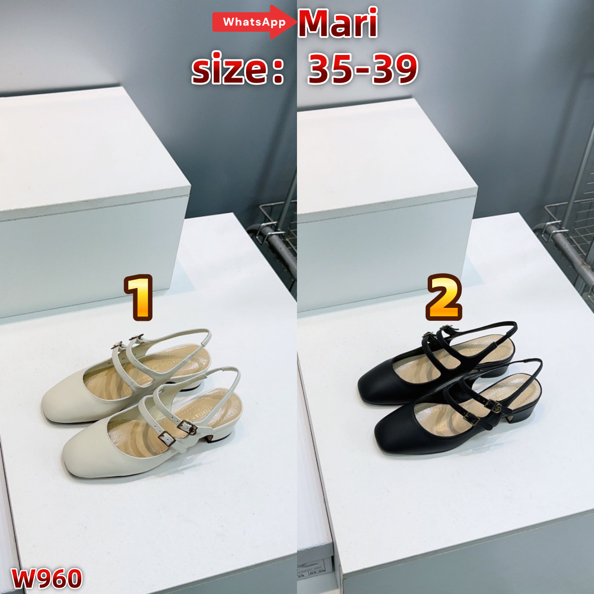 W960  Lizhen Chunky Heels