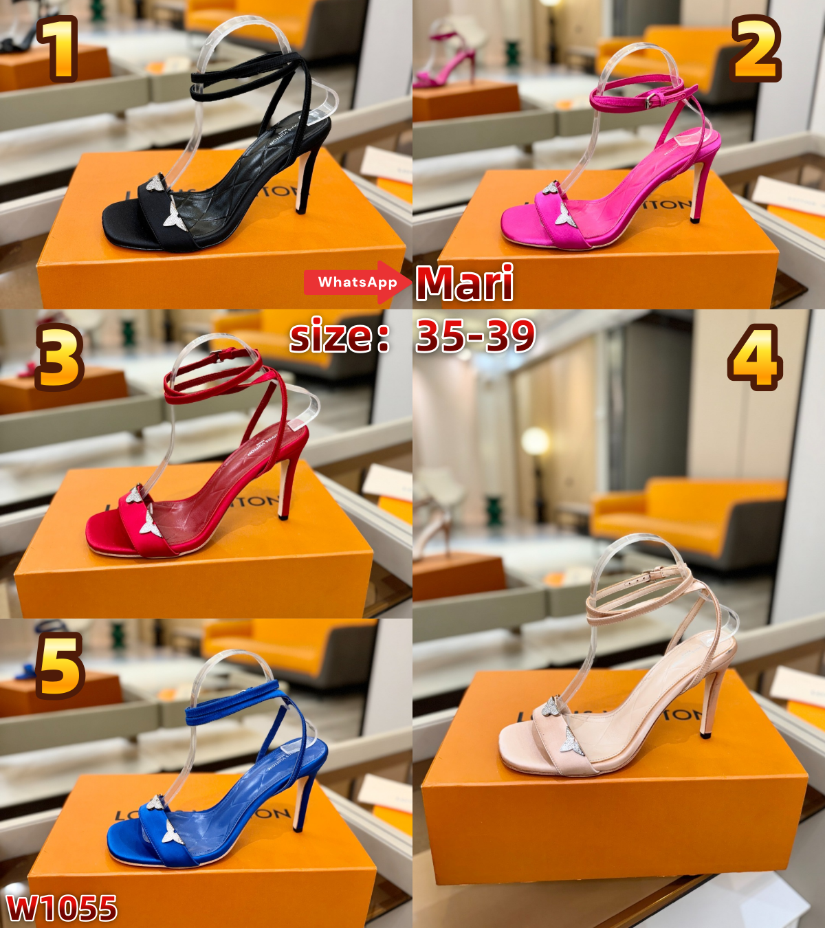 W1055  High-heeled sandals