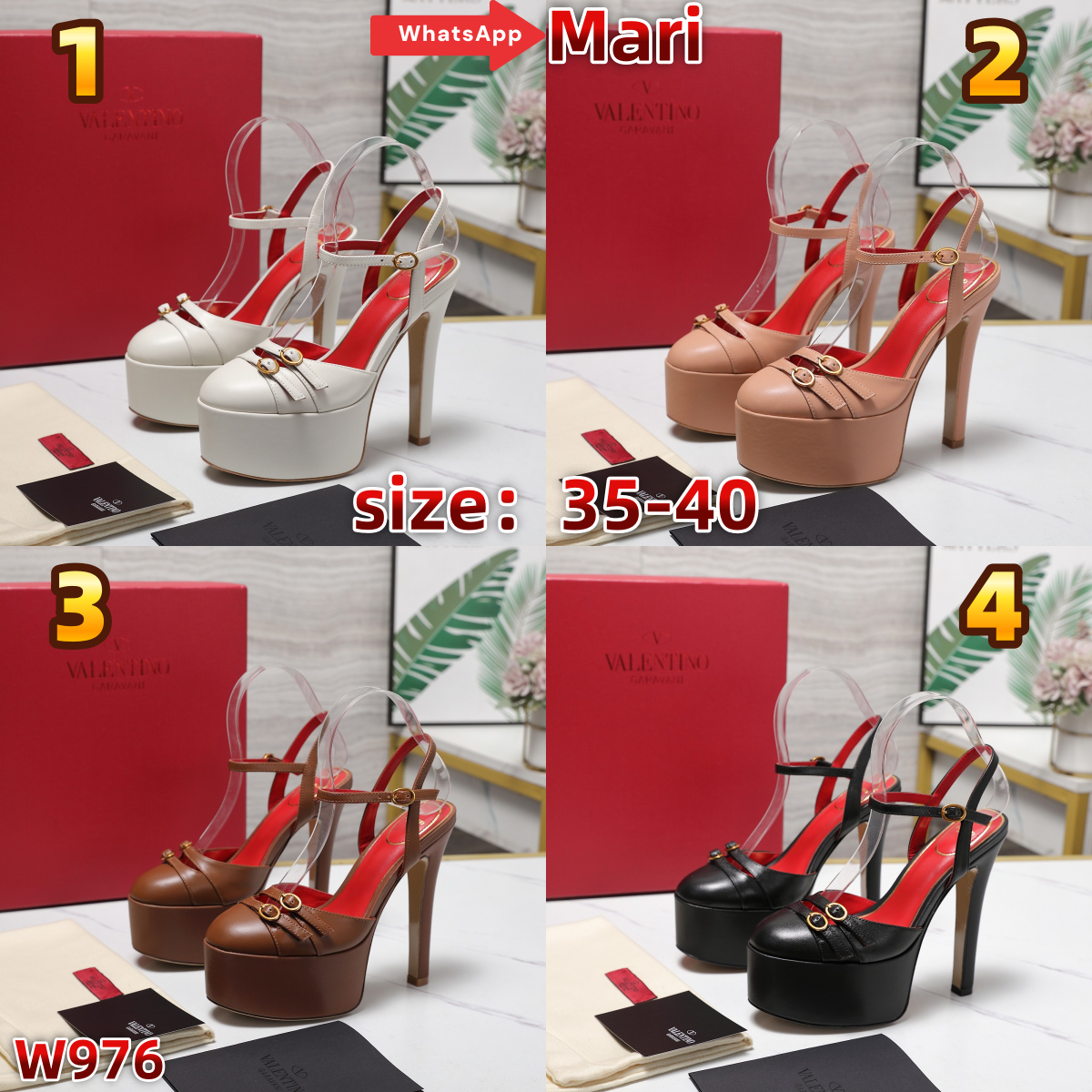 W976  super high heeled sandals
