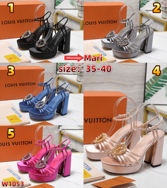 W1053  Chunky heel sandals