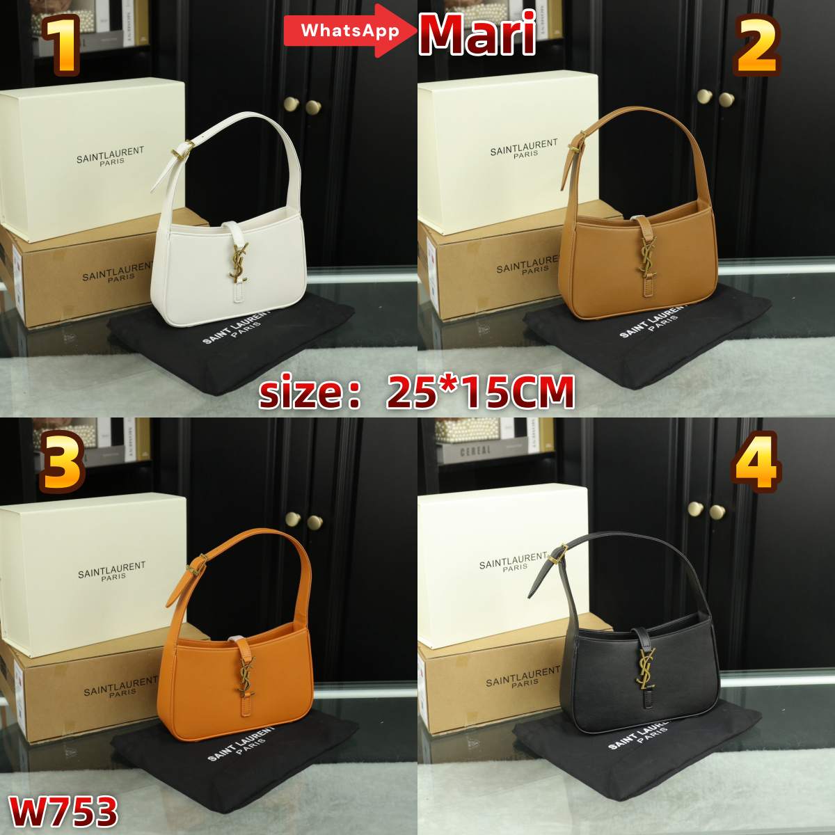 W753  underarm bag