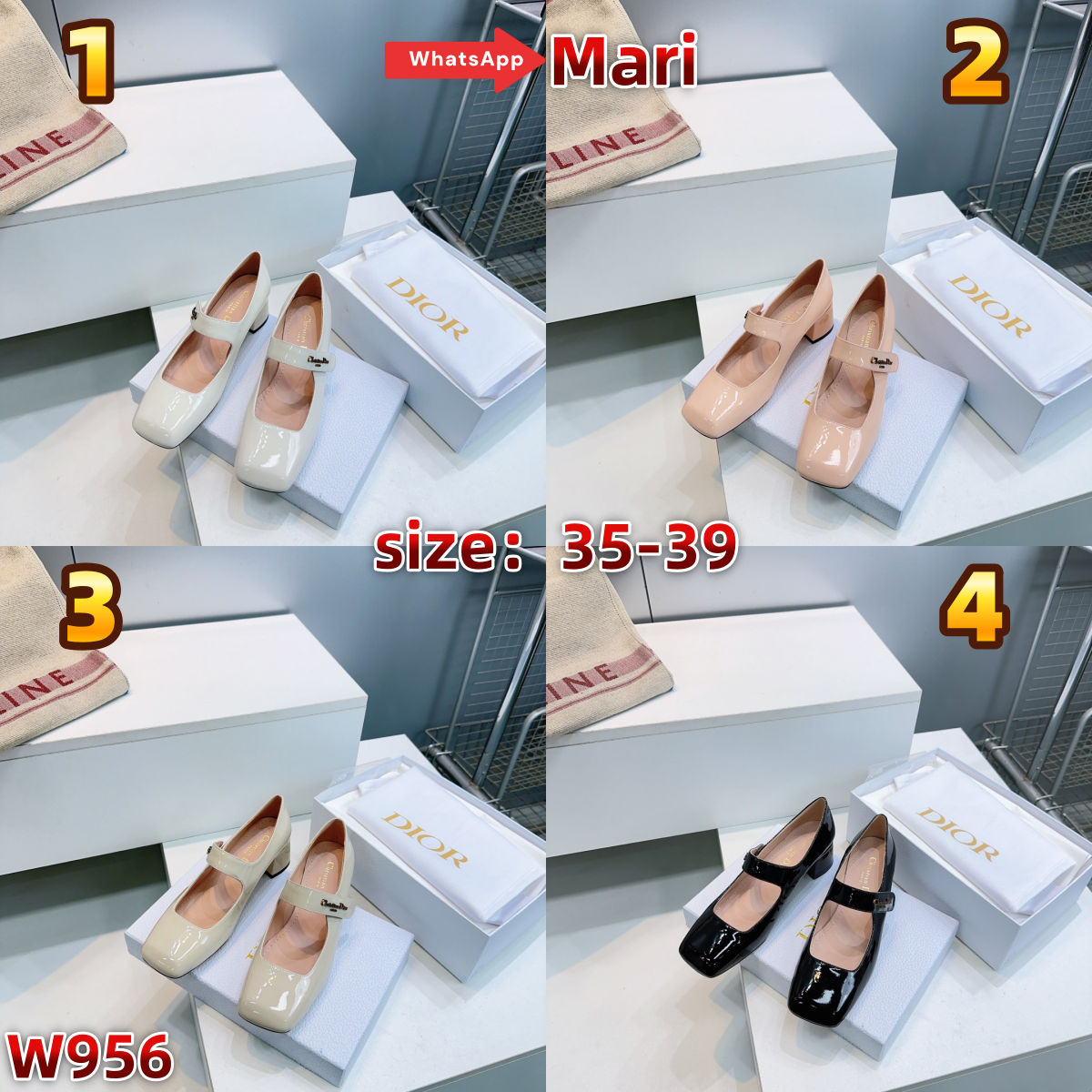 W956  Mary Jane shoes