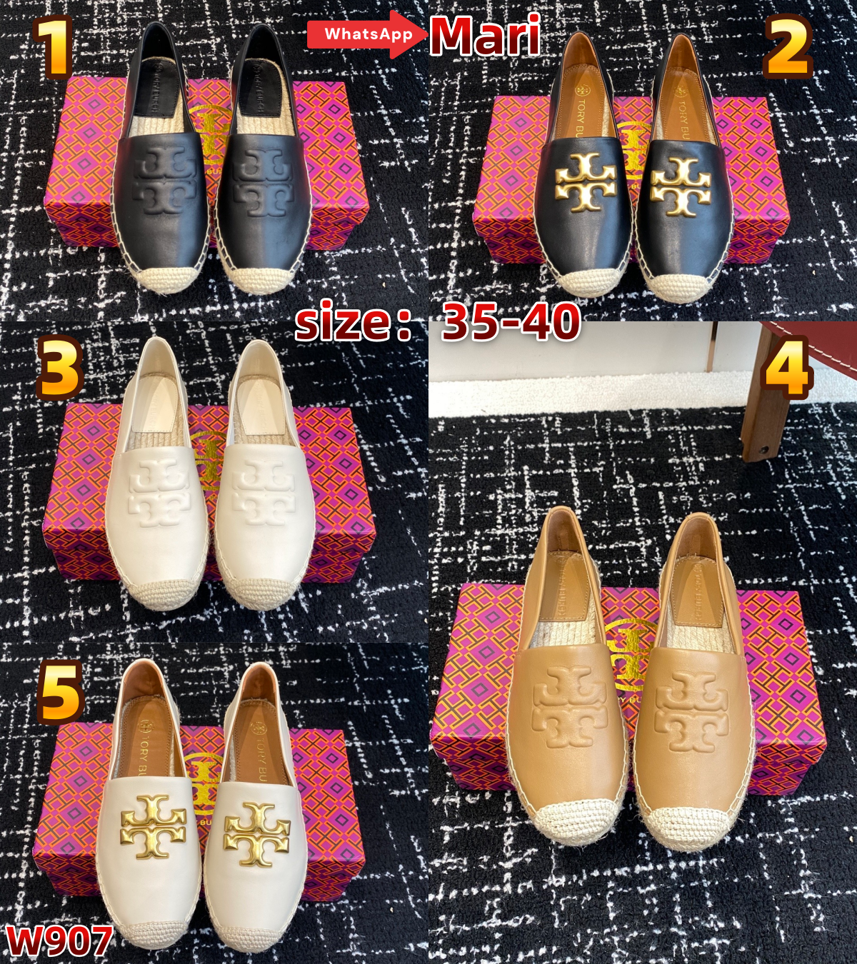 W907  Straw Fisherman's Shoes