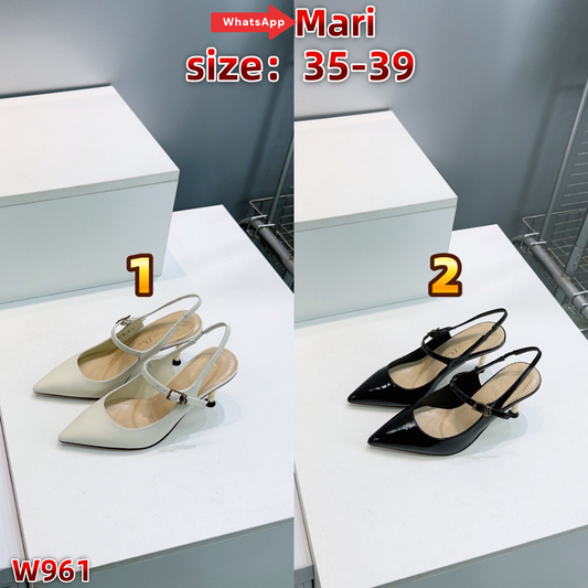 W961  Pointed-toe high heels