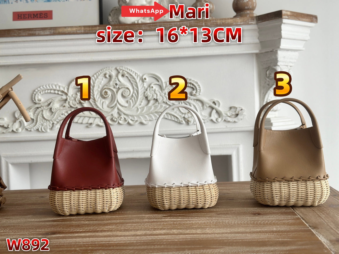 W892  Mini bucket bag